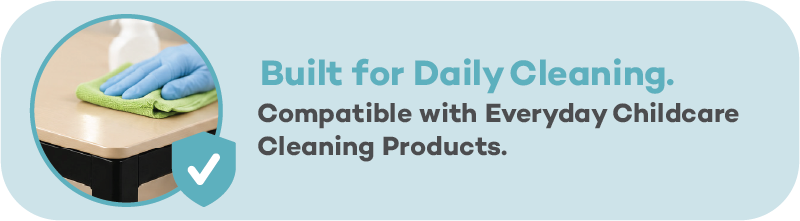 Designed for daily cleaning