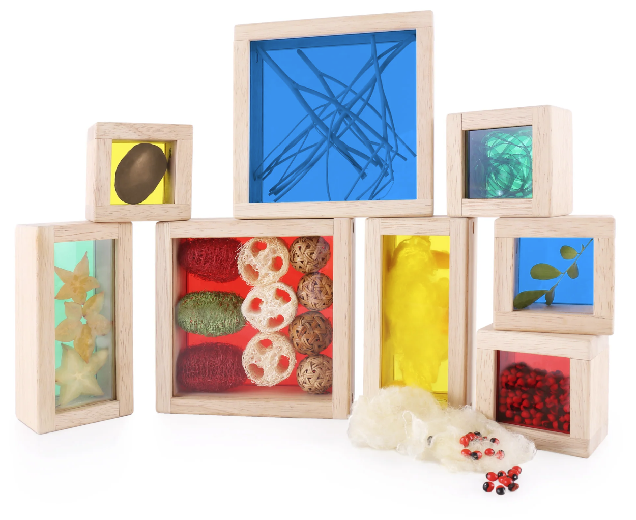Treasure Blocks Coloured (8pcs) - Image 3