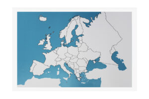 Puzzle Map of Europe Control - Unlabelled