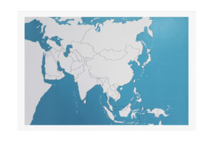 Puzzle Map of Asia Control Unlabelled