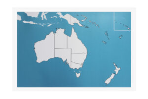 Puzzle Map of Oceana Control Map Unlabelled