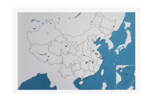 Puzzle Map of China Control Unlabelled