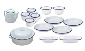 Enamel Tea & Dinner Set (14 pcs)