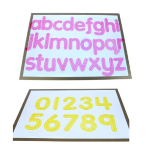 Transparent Trace Alphabet & Numbers Set (36pcs)