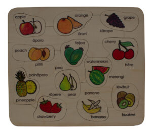 Favourite Fruit Te Reo Puzzle (12pcs)