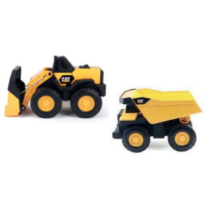 CAT Steel Loader & Dump Truck Set (2pcs)