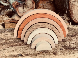 Natural Wooden Rainbow (7pcs)