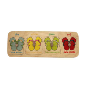 Samoan Colours Jandal Knob Puzzle