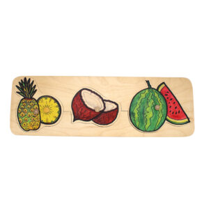 Knobbed Pacific Fruit Puzzle (3pcs)