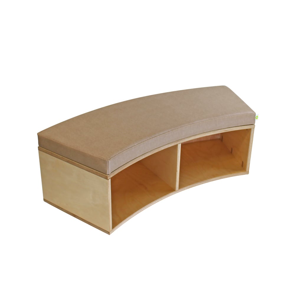 Curved Bench Seat with Back - Image 2