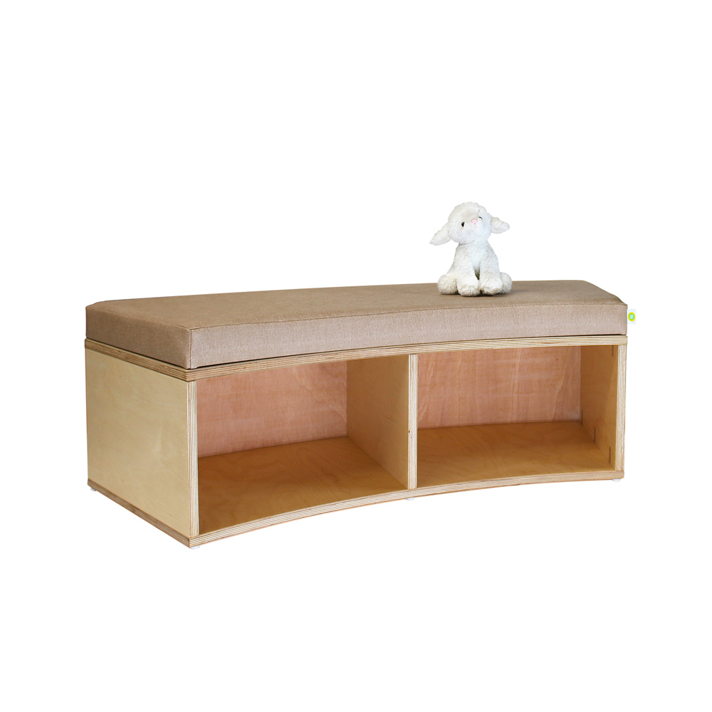 Curved Bench Seat with Back - Image 3