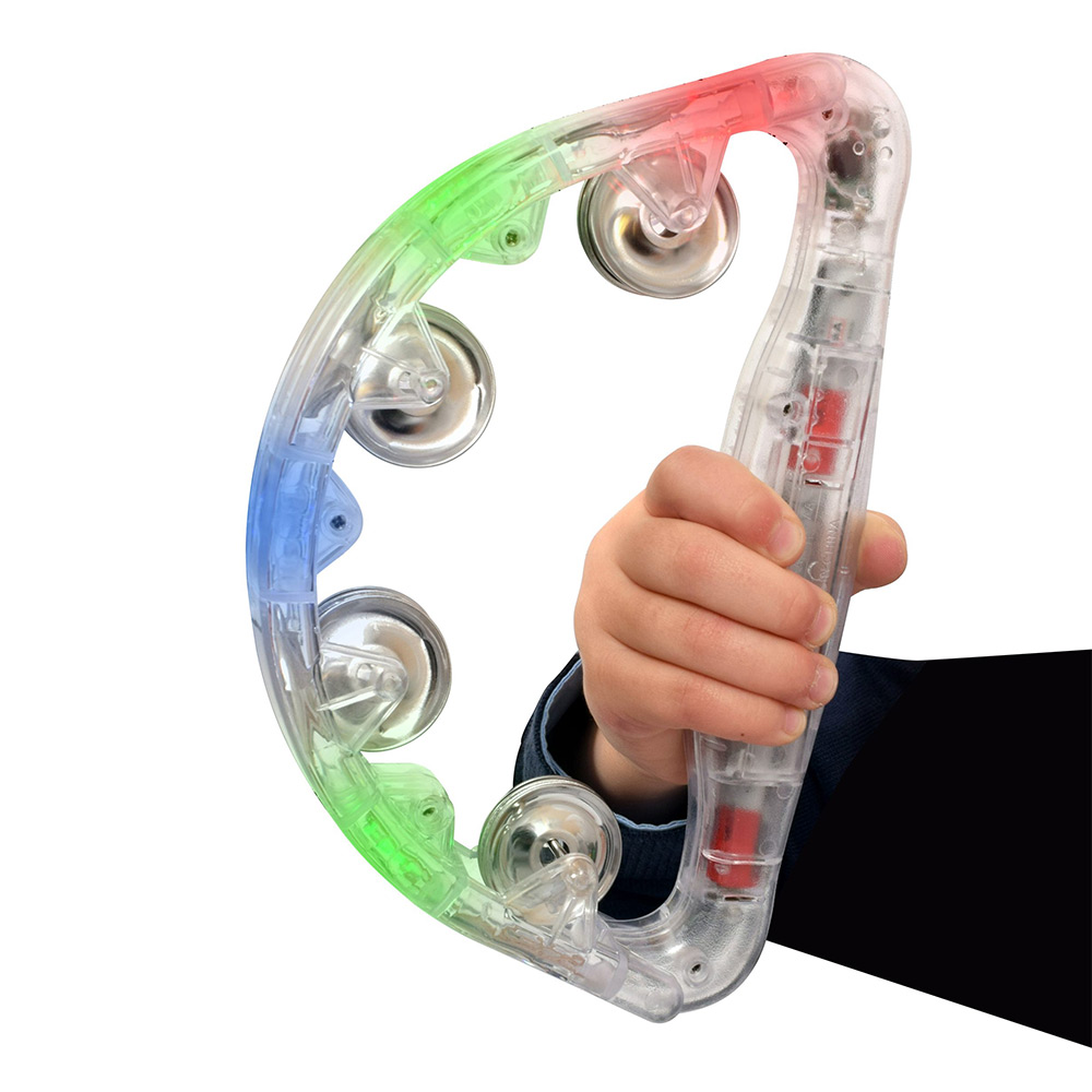 Light Up Large Tambourine