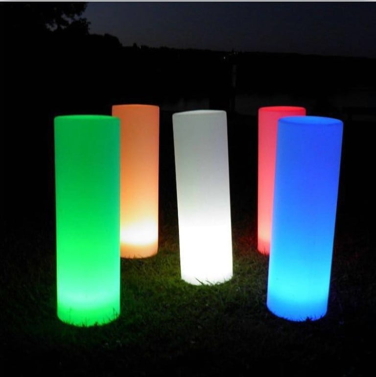 Light Up Cylinder 70cm