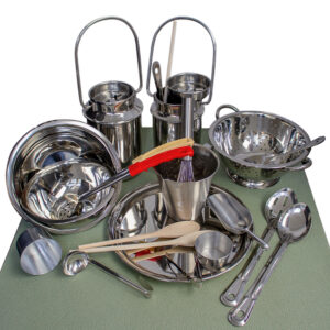 Metal Mud Kitchen Mixing Set (22pcs)