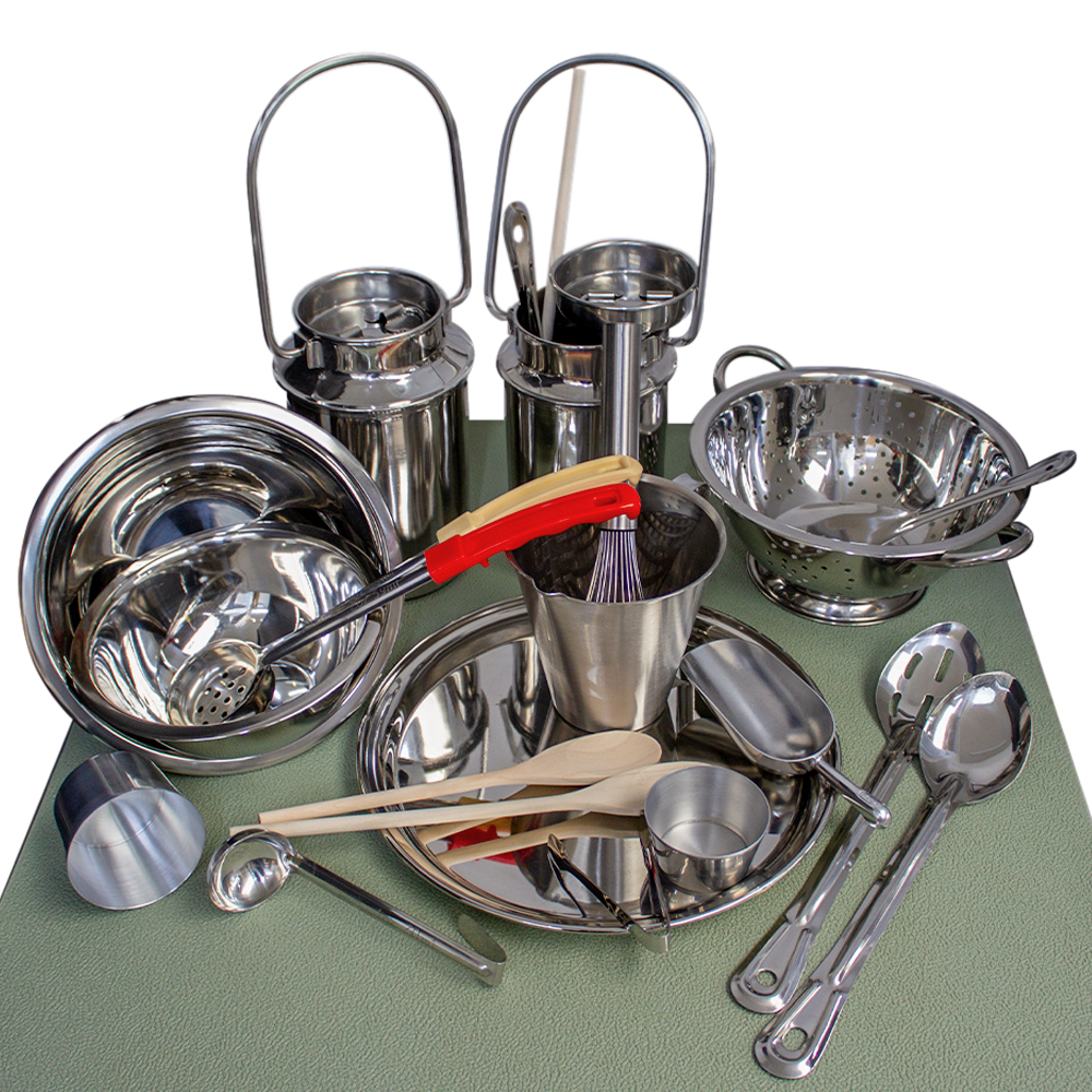 Metal Mud Kitchen Mixing Set (22pcs)