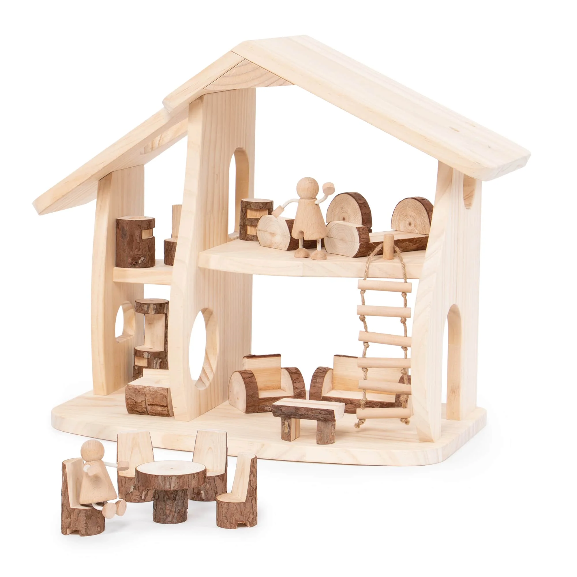 Woodlands Dollhouse Set (18pcs)