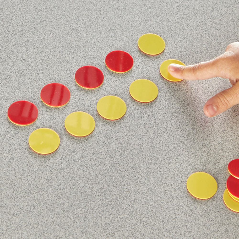Two Colour Counters Red & Yellow - Image 2