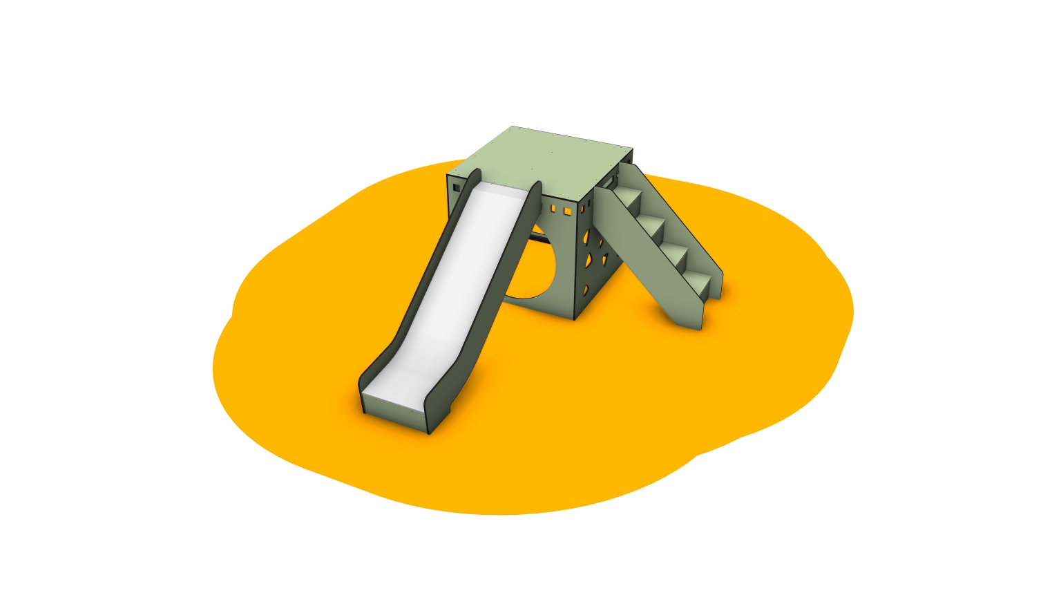 Stairs & Slide Preschool EverPlay Set (3pcs) - Image 9