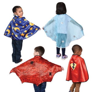 Toddler Dress-Up Capes (4pcs)