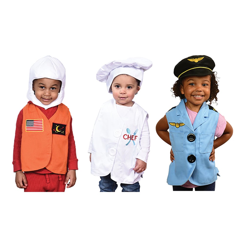 Toddler Vest & Hat Dress-Up Set (6pcs)