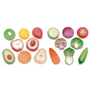 Sensory Stone Fruit & Vege Set  (16pcs)
