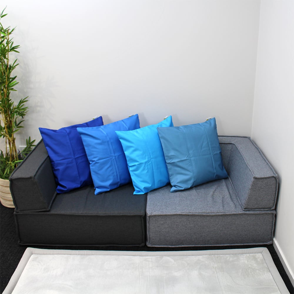 Waterproof Cushion Sky & Ocean Blue Set (4pcs)