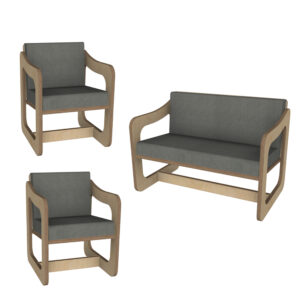 PlayLounge Couch & Chair Set (3pcs)
