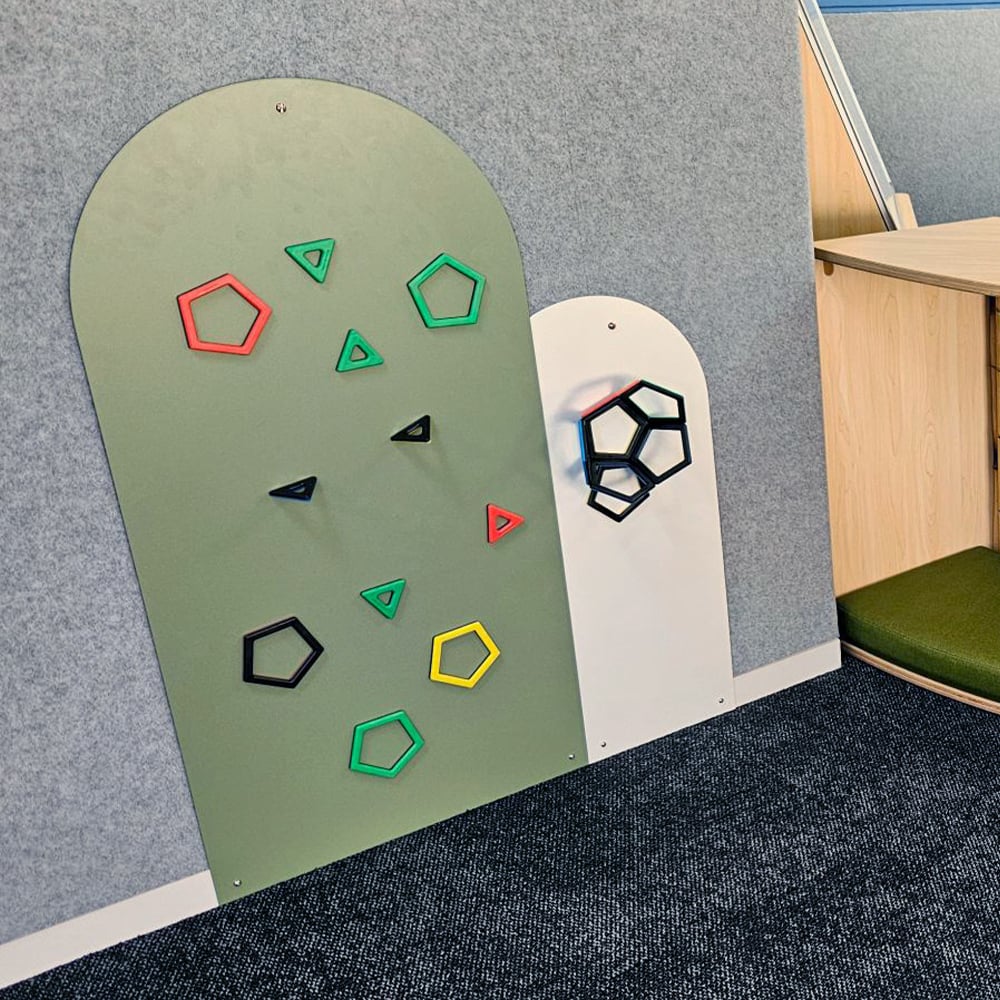Double Arch Magnetic Wall Green/Grey (2pcs) - Image 2