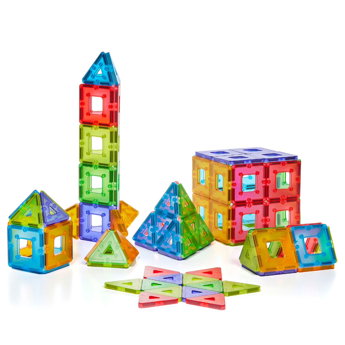 Transparent Polydron Kindermag Class Set (96pcs) - Image 7