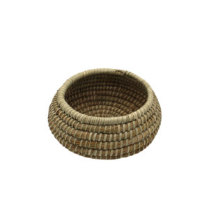 Woven Palm Leaf Bowl Basket