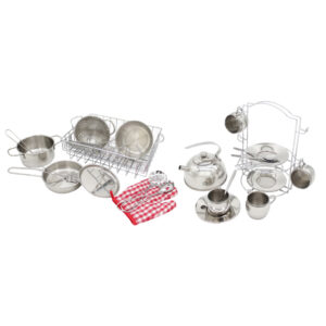 Stainless Steel Cooking & Tea Set (27pcs)
