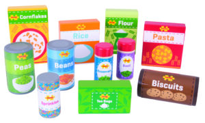 Wooden Cupboard Groceries