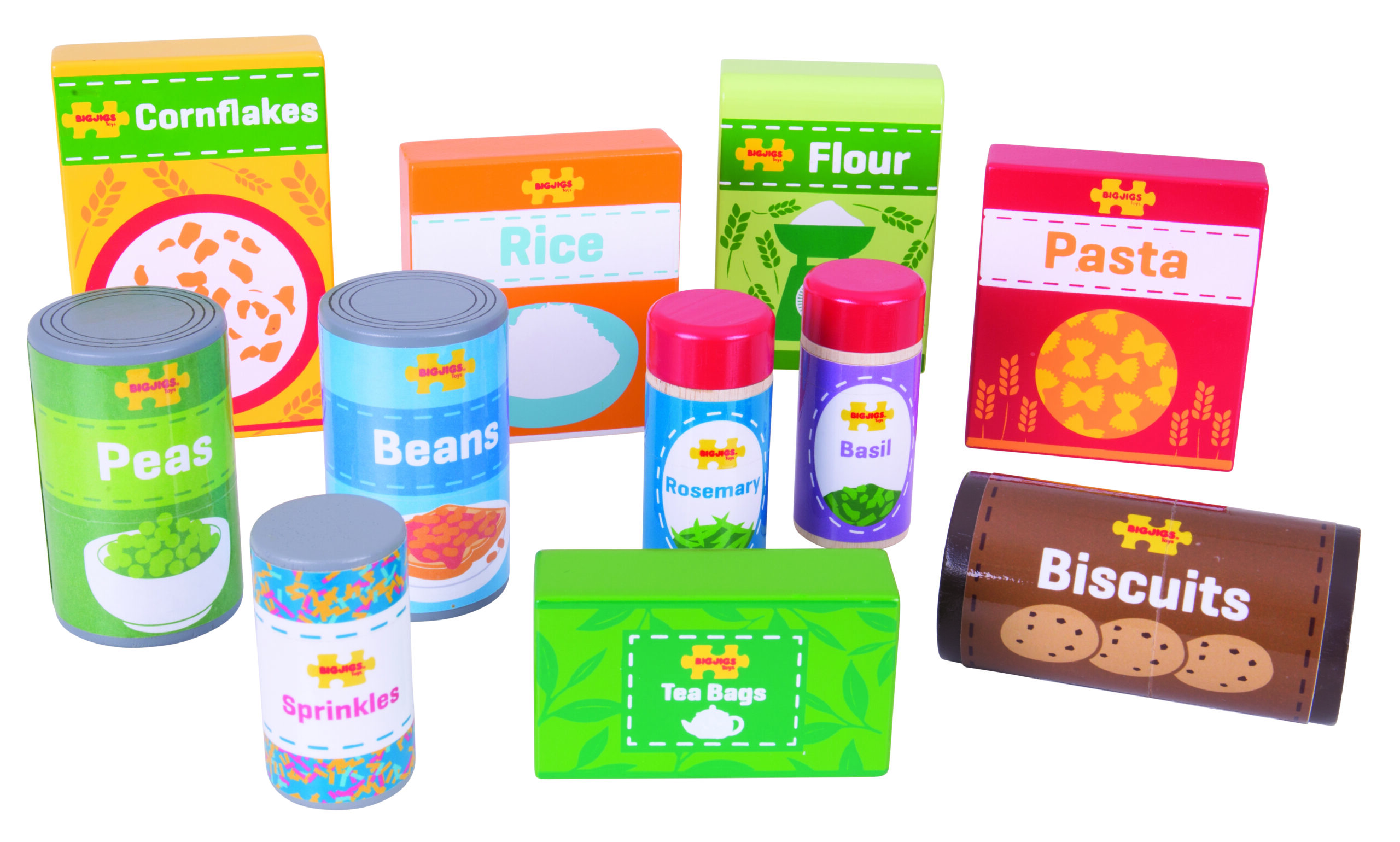 Wooden Cupboard Groceries
