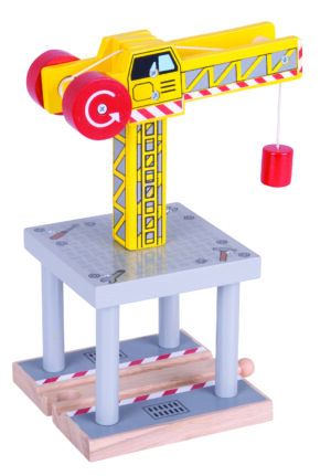 Wooden Railway Crane