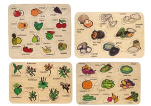 Learning Te Reo: Food & Rongoa Set (4pcs)