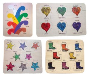 Learning Te Reo: Colours Set (4pcs)