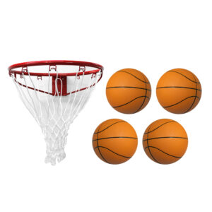 Preschool Outdoor Games Large Hoop & Basketballs Set