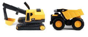 CAT Mighty Excavator & Dump Truck Set (2pcs)