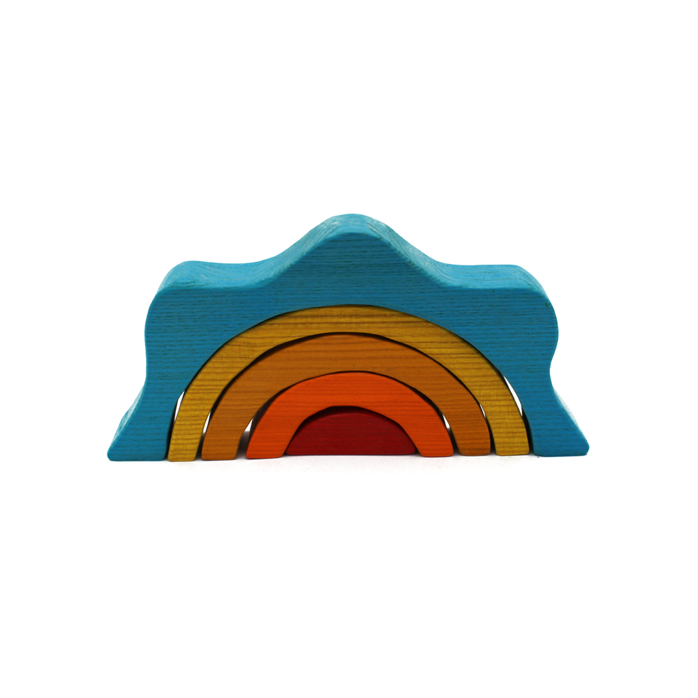 Stacking Sun Rise Blocks (5pcs) - Image 2