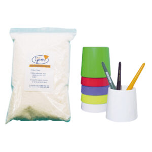 Paste, Glue Pots & Brushes Set