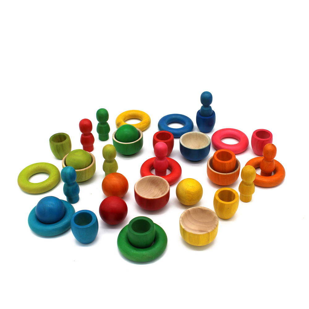 Rainbow Loose Parts Container
