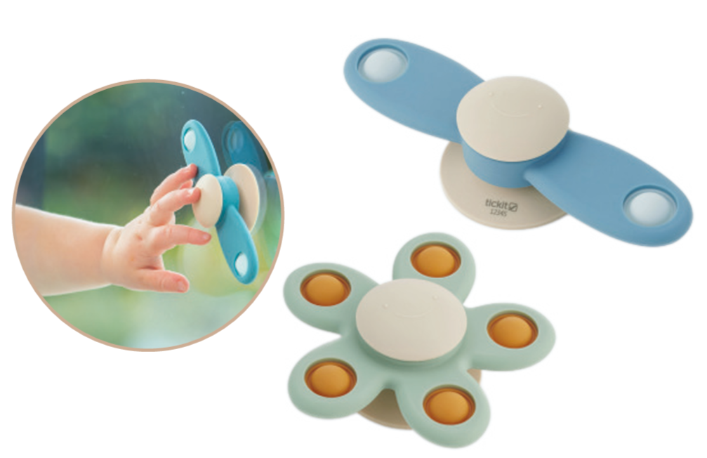 Silicon Fidget Spinner Set (2pcs)