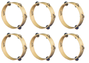Headless Wooden Tambourine (6pcs)