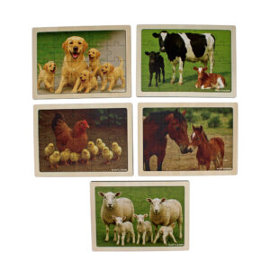 Mother & Babies Jigsaw Puzzle Set (5pcs)