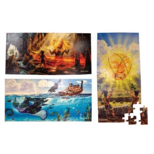 Maui Wooden Floor Puzzle Set (3pcs)