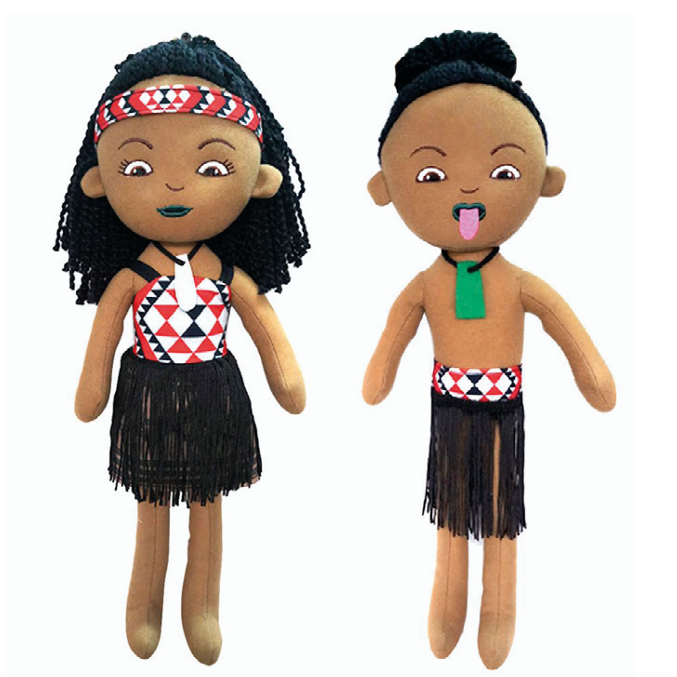 Soft Kapa Haka Doll Set (2pcs)