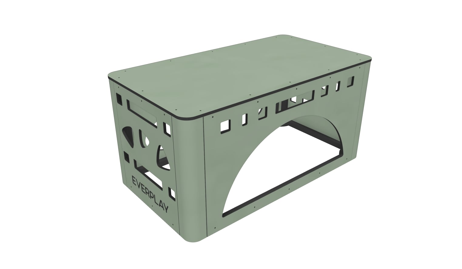 EverPlay 2.0 - Curved Box Rectangle 58cm