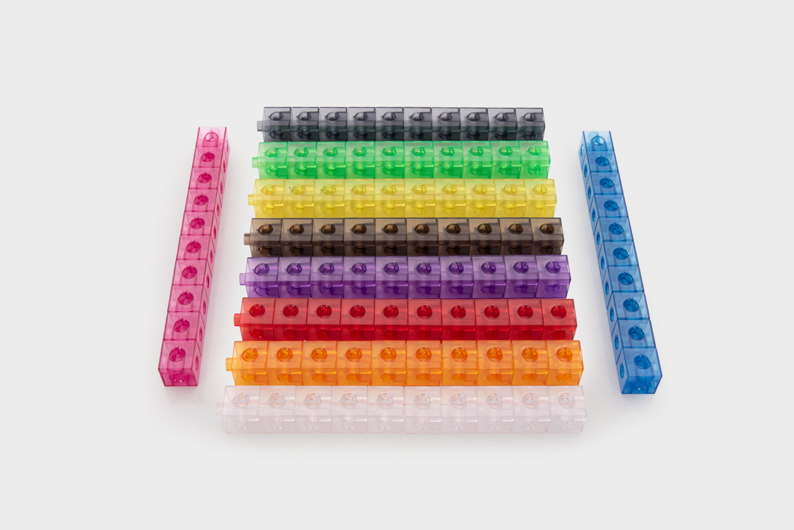 Transparent Colour Linking Cubes (100pcs) - Image 7