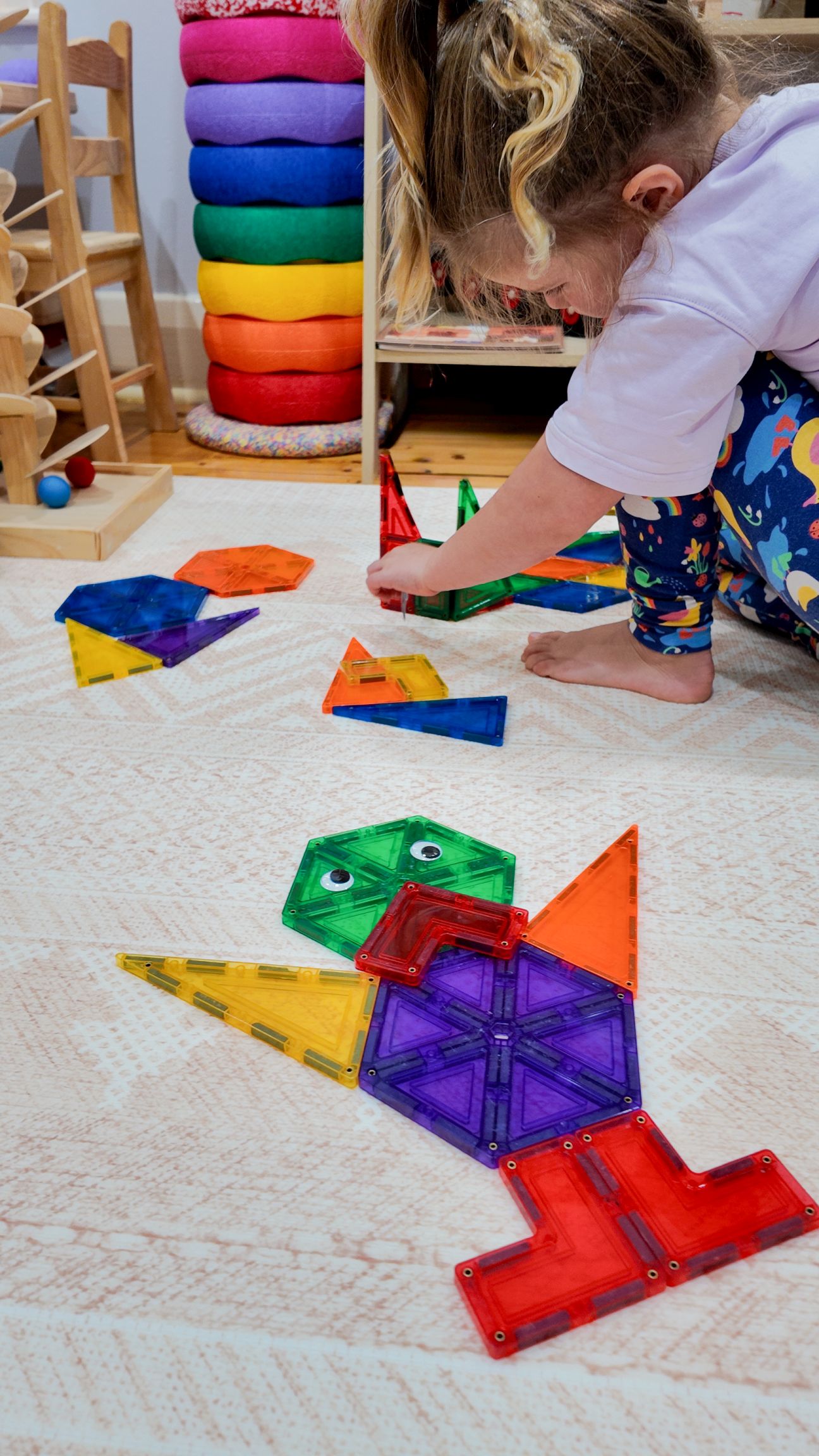 Magnetic Geometric Building Tiles (38pcs) - Image 5