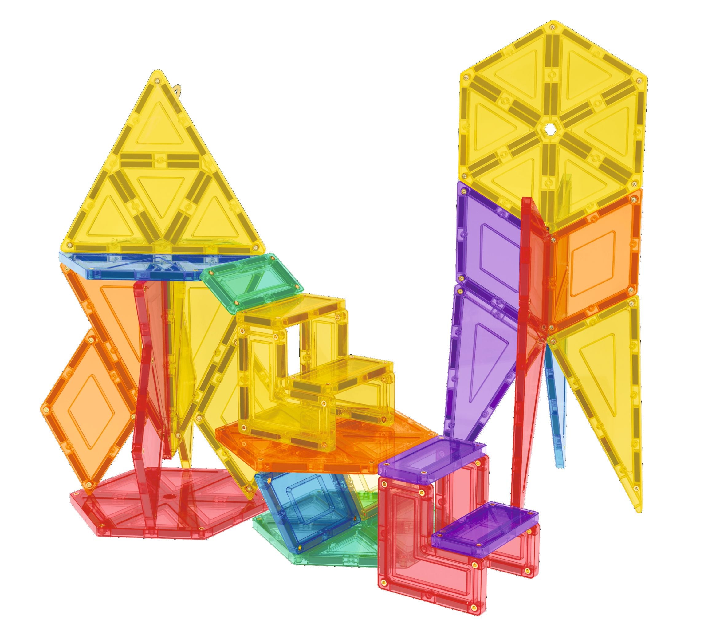 Magnetic Geometric Building Tiles (38pcs) - Image 6